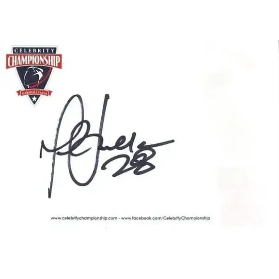 Marshall Faulk autographed 4x6 inch signature card St. Louis Rams San Diego State