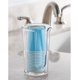 thumbnail image 5 of Dispensador pequeño de vasos de papel desechables de plástico: soporte de almacenamiento compacto para vasos de enjuague bucal en encimeras de tocador de baño, vasos de enjuague incluidos..., 5 of 5