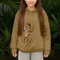 thumbnail image 2 of Girls Boys Dog Pouch Hoodies Pet Sling Hoodies Long Sleeve Dog Pocket Hoodie Winter Clothes 7-8 Years, 2 of 6