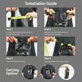 thumbnail image 5 of Pelican Marine Water Resistant Dry Bag 2 Liter Black and HiVis Yellow, 5 of 6