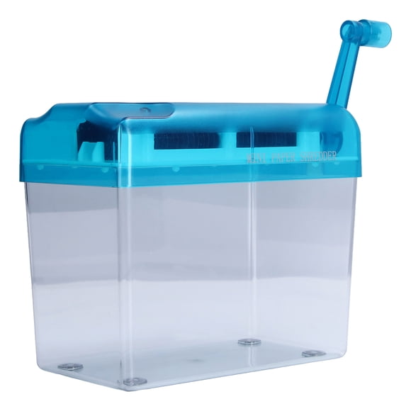 Mini Paper Shredder,Mini Manual Shredder Blue Mini Manual Shredder Manual Paper Shredder Revolutionary Design