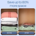 thumbnail image 5 of Home-Complete 25 Vacuum Storage Bags with Pump for Storing Clothes (Clear), 5 of 7