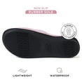 thumbnail image 3 of Roxoni Womens Soft Open Toe Slide Slippers, Indoor Outdoor Rubber Sole, 3 of 5