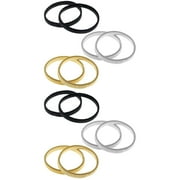 6 Pairs Shirt Cuffs Bracelets Elastic Arm Ring for Men Trendy Rings Sleeve Armband Tap Out Shirts Mens Man
