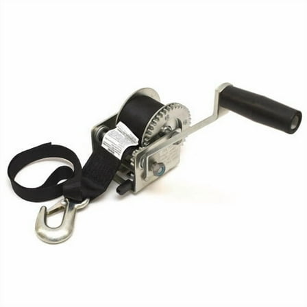 Fulton Boat Single Speed Trailer Winch 142007 | 900 Lb 12Ft Strap
