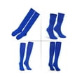 thumbnail image 3 of Luxtrada Multi-Sport Athletic Compression Socks for Baseball, Softball, Football (Navy), 3 of 9