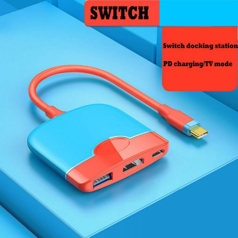 Adapter For Nintendo Switch Dock Station HDMI-compatible Converter