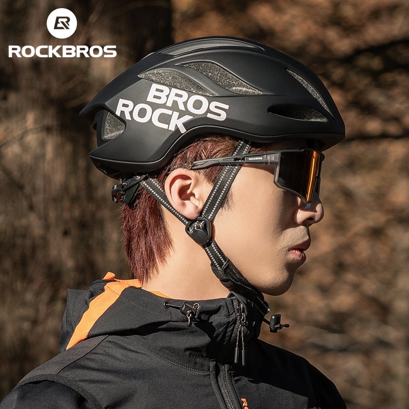 ROCKBROS Bicycle Helmet Nicolas Frantz Series Cycling Helemts Lightweight Thickened EPS Cushioning/Detachable Liner/Adjustable Head Circumference Safety Speed Ride for Moutain Bike MTB & Road Bike