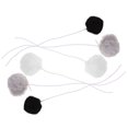thumbnail image 3 of ColoMX 6 uds juguetes para gatos, pelota de peluche para gatitos, juguetes interactivos divertidos, pelotas para gatos en interiores, 3 of 8