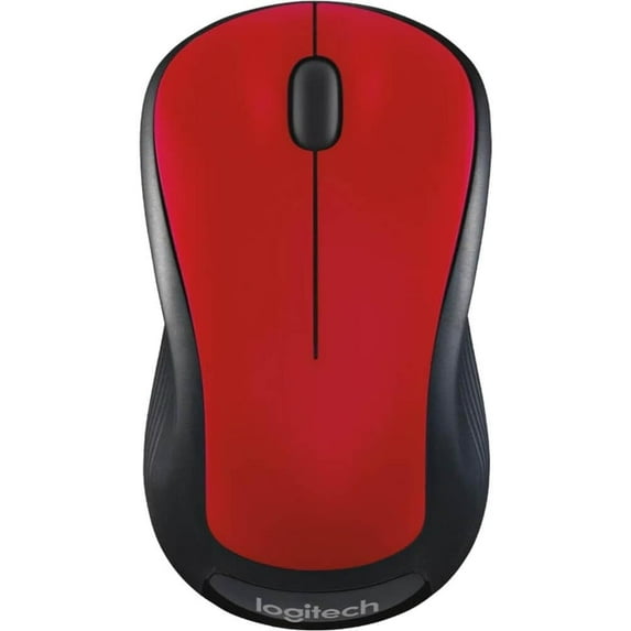 Pre-Owned Logitech Wireless Mouse M310, Hands Red