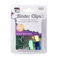 thumbnail image 1 of Charles Leonard Binder Clips, Assorted Sizes, Metallic Colors, 10 Count, 1 of 2