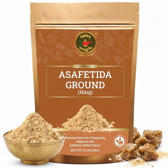Spice Magic Asafetida Ground | 3.5oz (100g) 100% Pure & Natural