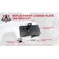 thumbnail image 4 of License Plate Tag Bracket With Light - Replaces# 68064720AA - For Jeep Wrangler Including Years 2009, 2010, 2011, 2012, 2013, 2014 - Rear Plate Holder Frame, 4 of 9