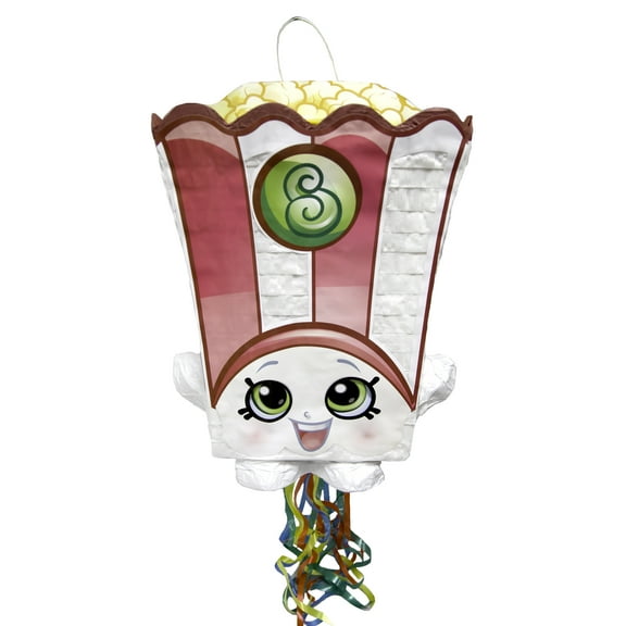 Poppy Corn Shopkins Pinata, Pull String