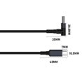 thumbnail image 4 of 2 uds. Cable de carga para computadora portátil USB C a CC de 1,8 M PD 100 W (20 V 7 A tipo C a DC4530 para HP), 4 of 4