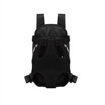 Legs Out Pet Traveling Carrier Backpack, Black - Extra Large
