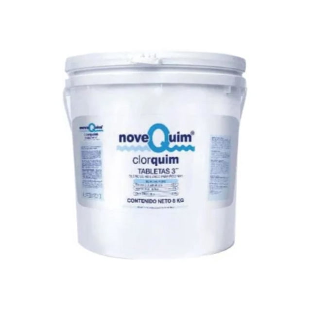 Desinfectante Clorquim 8 Kg. Tab. 3 Para Alberca