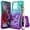 Aqua Purple, variant on NGB SUPREMACY For moto g STYLUS 2025 / moto g STYLUS 2026 Phone Case Wrist Strap Lanyard Women’s Shiny Sparkly Glitter Motorola g STYLUS 2025/g STYLUS 2026 Case Cover