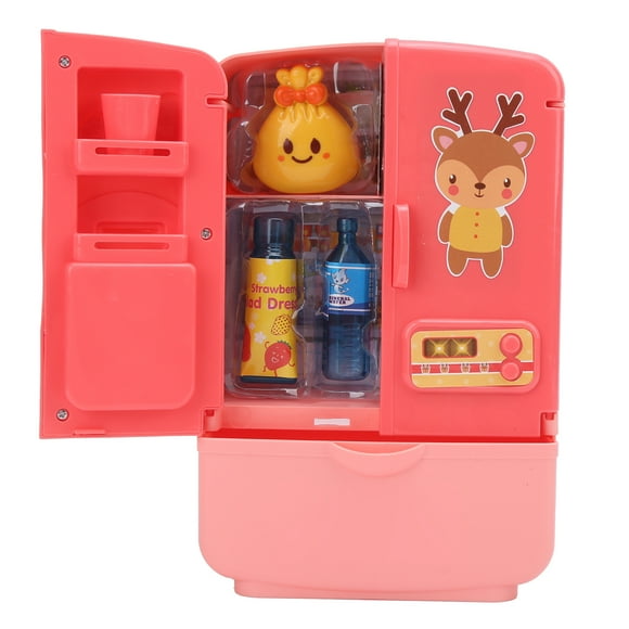 Juguete de Mini Refrigerador, Juguetes de Cocina de Almacenamiento de Parte -Interna para Juguete Para Niños para Regalo para Niños por Más de 3 Años