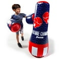 thumbnail image 5 of Franklin Sports Inflatable Kids Punching Bag + Boxing Gloves Set, 5 of 7