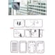 thumbnail image 4 of Limpiaparabrisas de doble cara para el hogar, limpieza de vidrio, cepillo magnético, lavadora, limpiador de cepillos de vidrio para ventana, depurador Advancent JJ14590-01B, 4 of 7