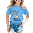 thumbnail image 1 of WEAIXIMIUNG Mega64 Chemise Garçon et Fille Mode Décontractée Imprimé Col Rond Manches Courtes T-Shirt Haut 7-8 Ans, 1 of 4