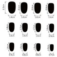 thumbnail image 3 of 24pcs Easy To Apply 3D Flower And Strawberry Short Oval Artificial Nail For Stylish Independence Day Gatherings, 3 of 4