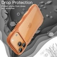 thumbnail image 5 of JETech Wavy Case for iPhone 17 Pro 6.3-Inch, Cute Wave Frame Curly Shape Shockproof Phone Cover (Orange), 5 of 6
