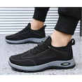 thumbnail image 4 of CPNG Men's Slip on Walking Orthopedic Shoes Lightweight Breathable Non Slip Running Shoes Athletic Gym Tennis Slip on Outdoor Shoes Comfortable Sneakers, 4 of 5