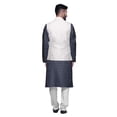 thumbnail image 3 of Atasi Printed Long Sleeve Classic Ethnic Kurta Pyjama Set For Mens Casual Wear, 3 of 5