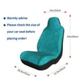 thumbnail image 4 of Naloa Blue Green Glitter Car Seat Covers 2PCs Front Car Seat Covers Universal fit for Most Cars SUVs and Trucks - 1, 4 of 5