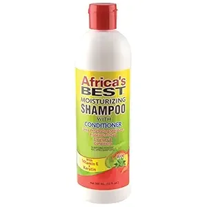 Africa's Best Moisturizing Shampoo With Conditioner, 12 Oz,Green,1-108-12-1200