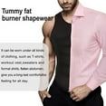 thumbnail image 5 of MISS MOLY Mens Slimming Body Shaper Vest Compression Sauna Sweat Waist Trainer Corset Shapewear with Zipper for Weight Loss, 5 of 8