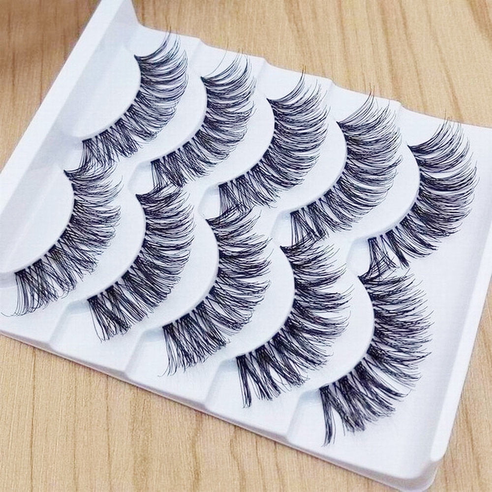 Lashes False Eyelashes Natural 30 Lashes for 20 False Eyelashes Natural Short Comfortable Eyes Lashes Holder Nay Lashes Eyelash Strips Empty Trays 25mm Stick on Eyelashes Organizer Spiky