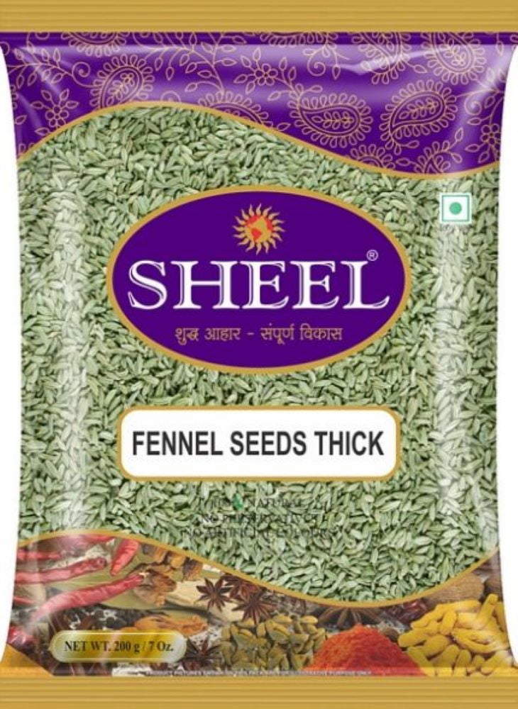 Sheel Fennel Seeds Thick, 7 oz