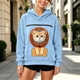 thumbnail image 2 of Unisex Pet Pouch Hoodie Pet Carrier Casual Oversized Kangaroo Pocket Pullover Sweatshirt Animal Holder Pet Carrier Hoodie Dog Pouch Sweatshirt, 2 of 9