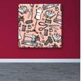 thumbnail image 2 of Cuadro Canva Listo Para Colgar Tipo Galería Materiales De Moda 80X80 cm, 2 of 4