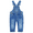 Blue-2341, variant on KIDSCOOL SPACE Kid Boy Girl Small Bib Pocket Ripped Adjustable Straps Jean Overalls,Denim Cute Jumper,Blue,6-7 Years