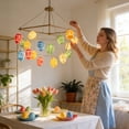 thumbnail image 6 of Easter Egg String Lights, 5/10/20ft Easter Decorative Lights with 10/20/40 Clear Colorful Easter Egg Bulbs for Outdoor Easter Decorations Bedroom Easter Party Holiday Home Easter Tree Decoration, 6 of 8