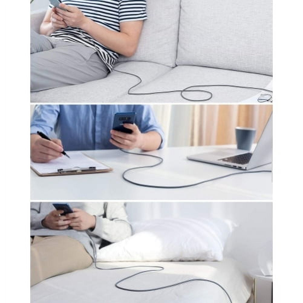 Fast Type-C 36W PD Home Charger for Samsung Galaxy A14 5G Phone - 6ft Long Cable USB-C Power Cord QC3.0 Adapter Wall AC Plug O8B Compatible With Galaxy A14 5G Model