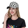 thumbnail image 5 of Disketp Soccer Print Baseball Caps for Outdoor Sports Fashion Casual Outdoor Caps Men Women, 5 of 6