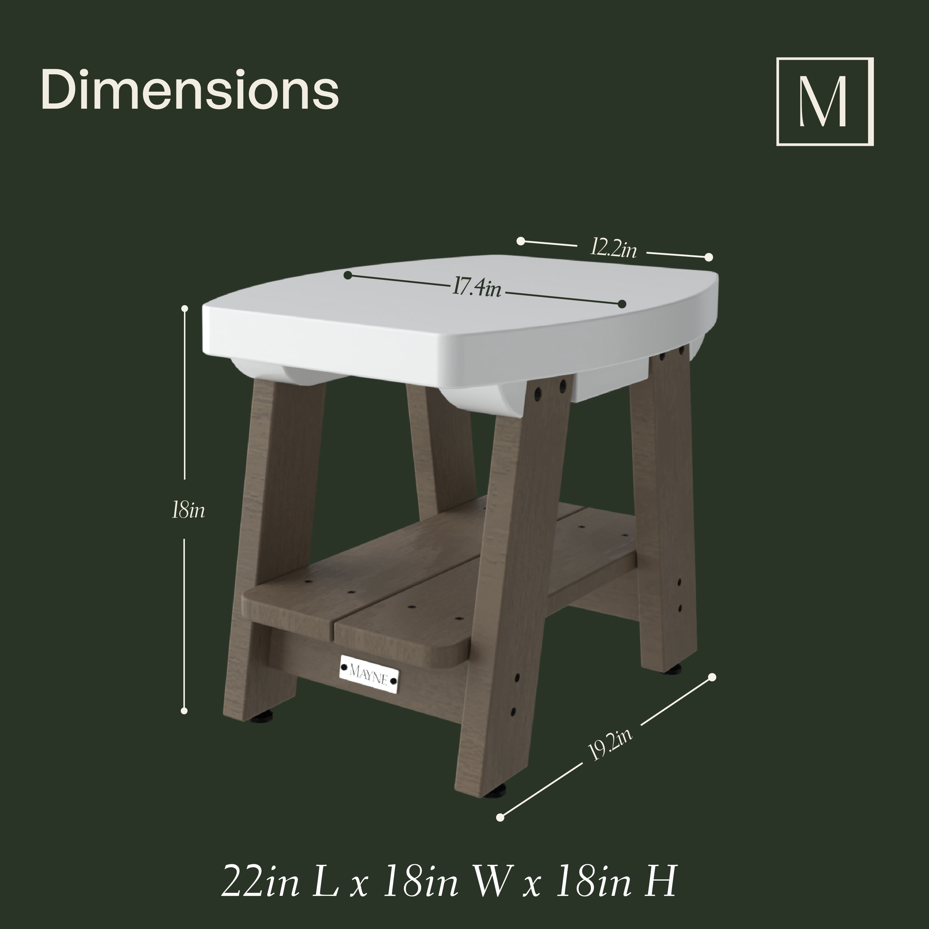 Mesa Side Table - Black