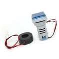 thumbnail image 1 of Ammeter, 0.79in Installation Diameter Data Dual Display Amp Volt Gauge Current Voltage Meter  For Measure The Power Value Of The Equipment Red,Yellow,Blue,Green,White, 1 of 1