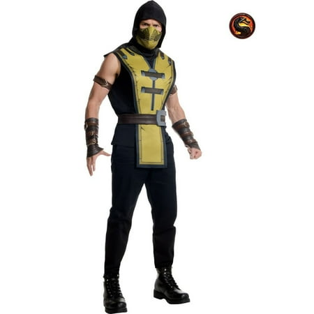 Adult Mortal Kombat Scorpion Costume (Best Mortal Kombat Costumes)