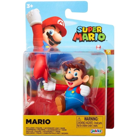 World of Nintendo Super Mario Mario Mini Figure [Tipping Hat]