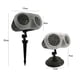thumbnail image 2 of Proyector LED de copos de nieve, interior al aire libre automáticamente LED en movimiento lámpara blanca de copos de nieve, pared y árbol de Nad Sunnimix proyector de luz de nieve, 2 of 7