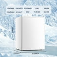 thumbnail image 4 of Electactic Upright Freezer, Energy Saving 2.1 Cu.ft Single Door Compact Upright Freezer with Reversible Door(White), 4 of 7