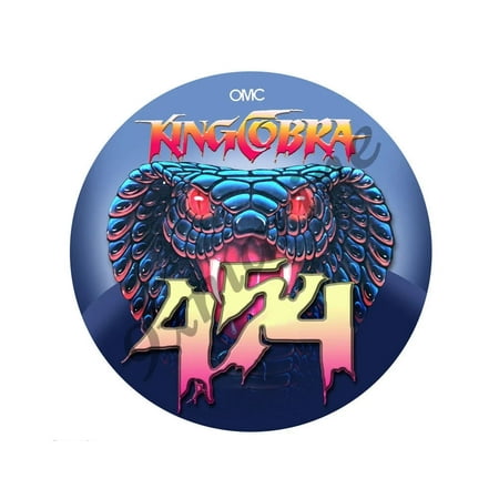 OMC King Cobra 454 Large Sticker