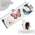 thumbnail image 5 of Yayeee Runner Rug for Bedroom 2'x6' Machine Washable Hallway Non Slip Mat, Beige Butterflies, 5 of 8