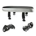thumbnail image 1 of relayinert Bicycle Rear Seat Cushion Comfortable for Men Women Bike Rear Saddle Black Silver Length 30cm, 1 of 6
